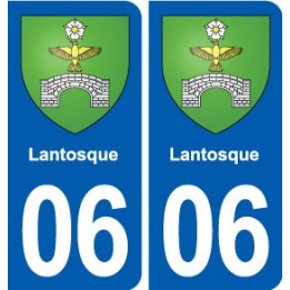 06 Falicon logo  ville autocollant plaque stickers