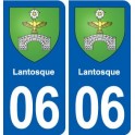 06 Falicon logo  ville autocollant plaque stickers