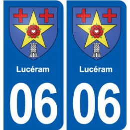 06 Falicon logo  ville autocollant plaque stickers