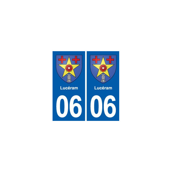 06 Falicon logo  ville autocollant plaque stickers