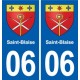 06 Falicon logo  ville autocollant plaque stickers