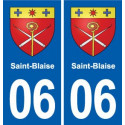 06 Falicon logo  ville autocollant plaque stickers