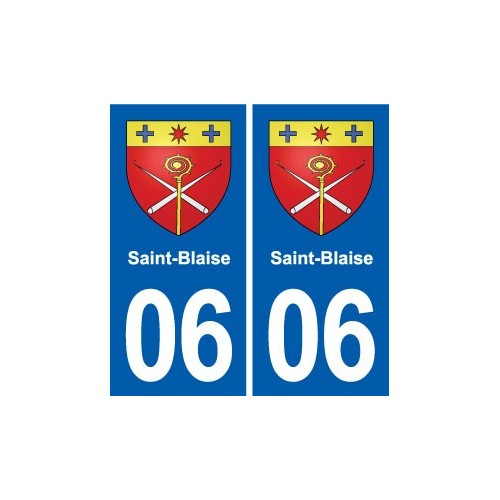 06 Falicon logo  ville autocollant plaque stickers