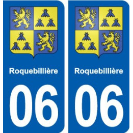06 Falicon logo  ville autocollant plaque stickers