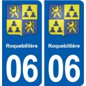 06 Falicon logo  ville autocollant plaque stickers