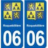 06 Falicon logo  ville autocollant plaque stickers