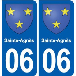 06 Falicon logo  ville autocollant plaque stickers