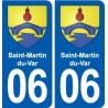 06 Falicon logo  ville autocollant plaque stickers