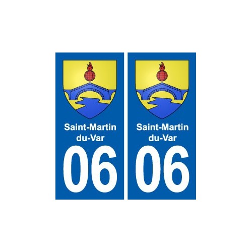 06 Falicon logo  ville autocollant plaque stickers