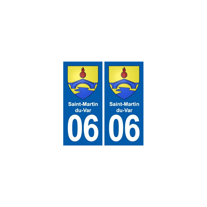 06 Falicon logo  ville autocollant plaque stickers