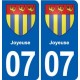 07 Vans logo ville autocollant plaque stickers