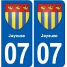 07 Vans logo ville autocollant plaque stickers