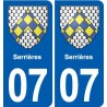 07 Vans logo ville autocollant plaque stickers