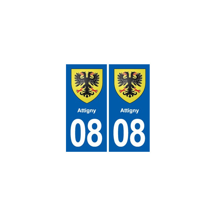 08 Renwez logo ville autocollant plaque stickers