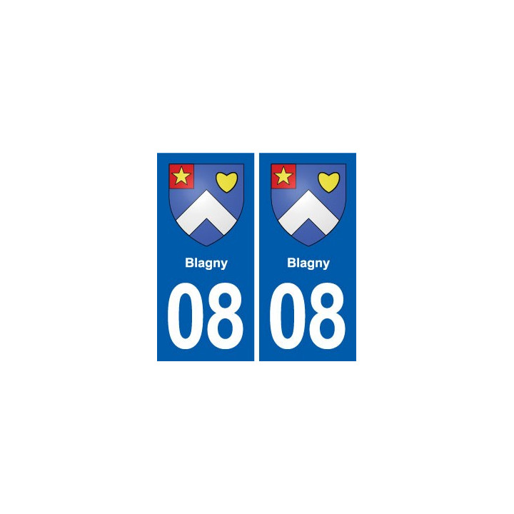 08 Renwez logo ville autocollant plaque stickers