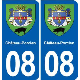 08 Renwez logo ville autocollant plaque stickers