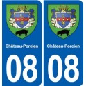 08 Renwez logo ville autocollant plaque stickers