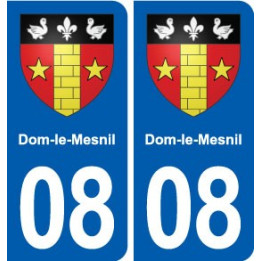 08 Renwez logo ville autocollant plaque stickers