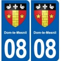 08 Renwez logo ville autocollant plaque stickers