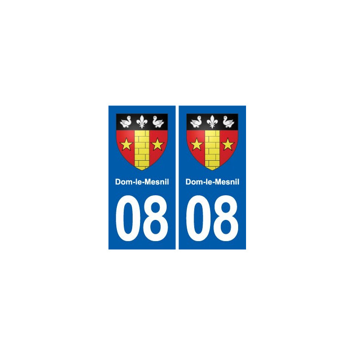 08 Renwez logo ville autocollant plaque stickers