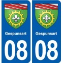 08 Renwez logo ville autocollant plaque stickers