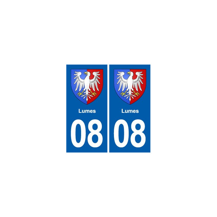 08 Renwez logo ville autocollant plaque stickers