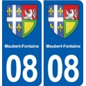 08 Renwez logo ville autocollant plaque stickers