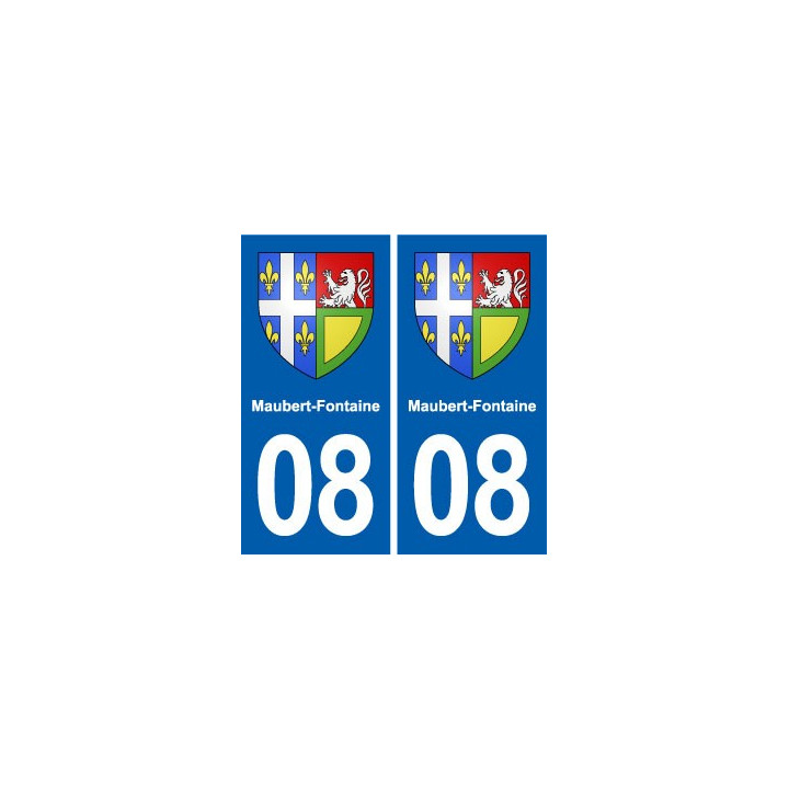 08 Renwez logo ville autocollant plaque stickers