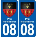 08 Renwez logo ville autocollant plaque stickers