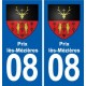 08 Renwez logo ville autocollant plaque stickers