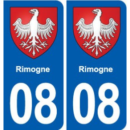 08 Renwez logo ville autocollant plaque stickers
