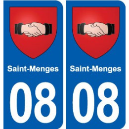 08 Renwez logo ville autocollant plaque stickers