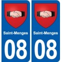 08 Renwez logo ville autocollant plaque stickers