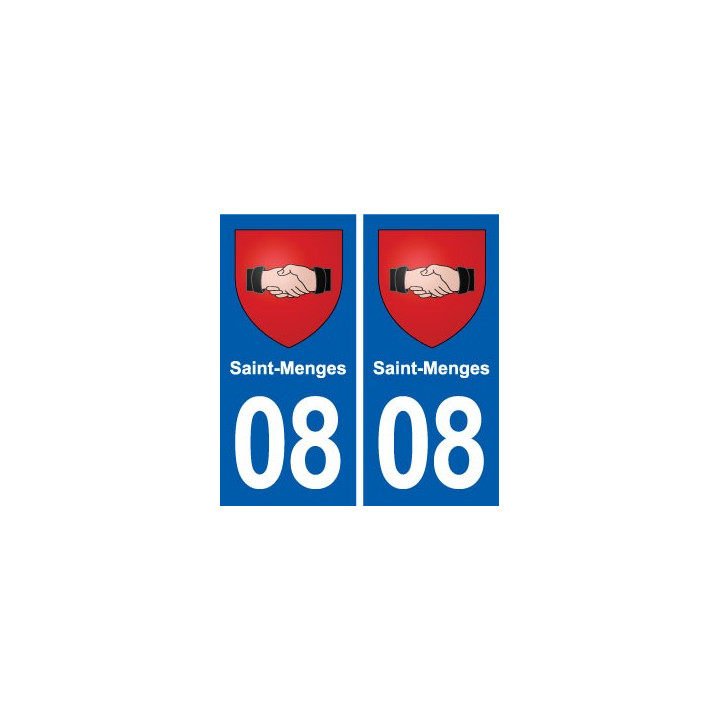 08 Renwez logo ville autocollant plaque stickers