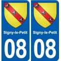 08 Renwez logo ville autocollant plaque stickers