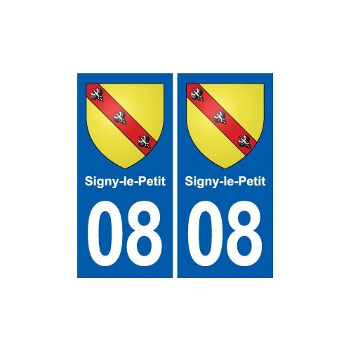 08 Renwez logo ville autocollant plaque stickers