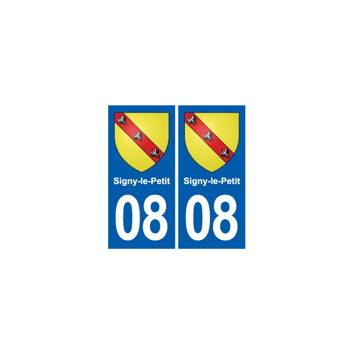 08 Renwez logo ville autocollant plaque stickers