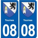 08 Renwez logo ville autocollant plaque stickers