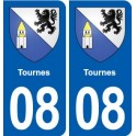 08 Renwez logo ville autocollant plaque stickers