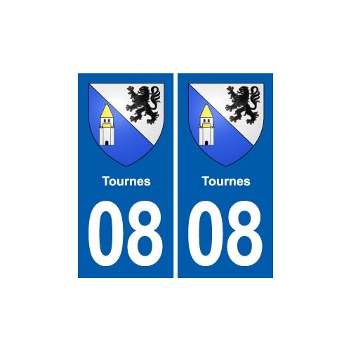 08 Renwez logo ville autocollant plaque stickers