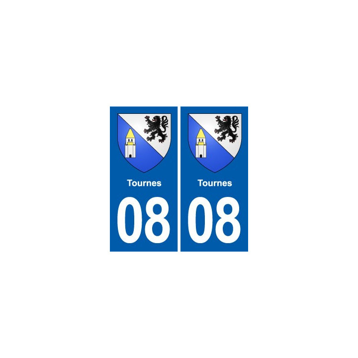 08 Renwez logo ville autocollant plaque stickers