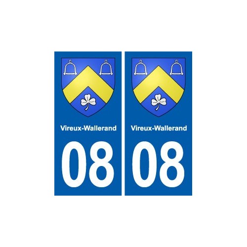 08 Renwez logo ville autocollant plaque stickers