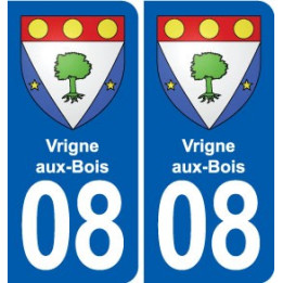 08 Renwez logo ville autocollant plaque stickers