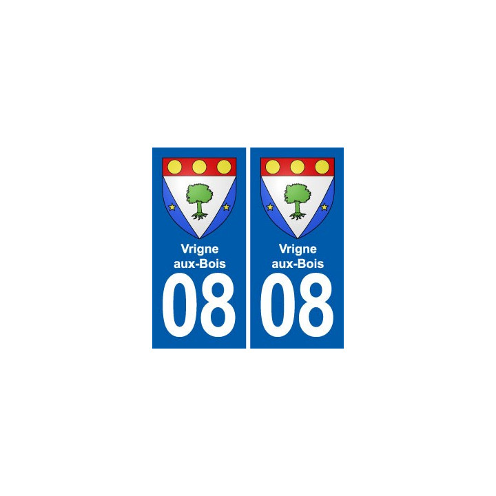 08 Renwez logo ville autocollant plaque stickers