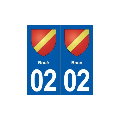 02 Braine blason ville autocollant plaque sticker