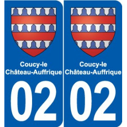 02 Braine blason ville autocollant plaque sticker