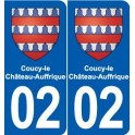 02 Braine blason ville autocollant plaque sticker