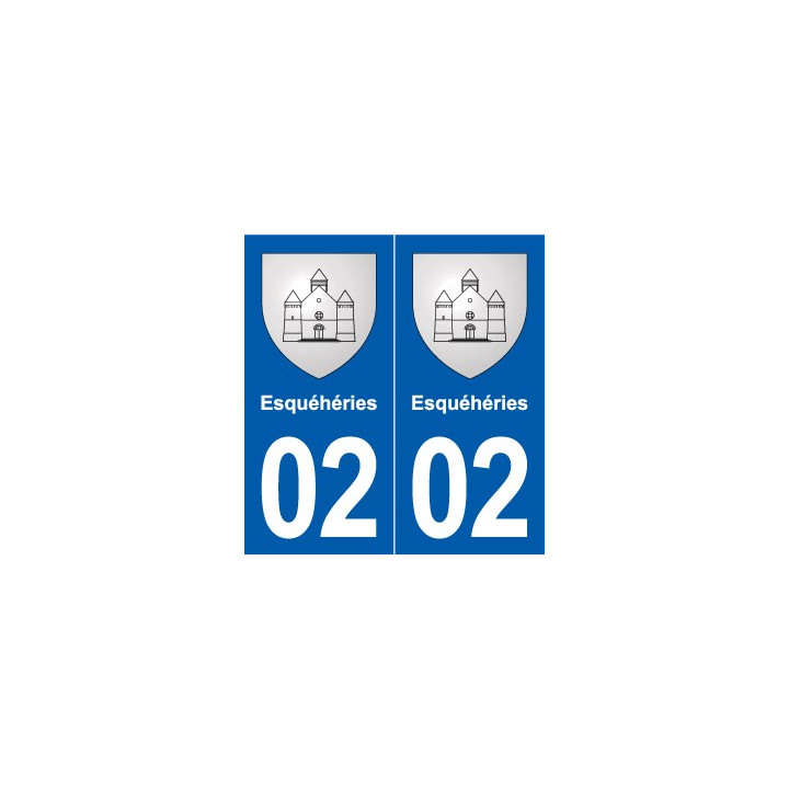 02 Braine blason ville autocollant plaque sticker