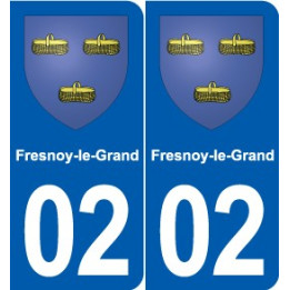 02 Braine blason ville autocollant plaque sticker