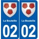 02 Esquéhéries blason ville autocollant plaque sticker